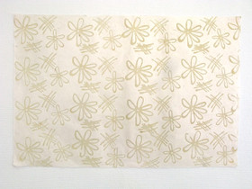 50x75cm mehiläisvahapainatus, iso kukka