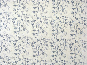 50x75cm kukkaköynnös 'Liberty' D/40, sininen painatus