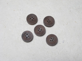 Puunappi 'pyöreä, urat päällä ja sivulla'