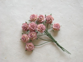 Paperiruusu, vanha roosa 10 kpl/paketti