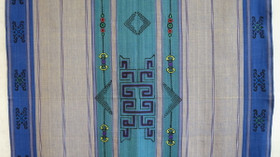 Dhukuti-liina sinisävyinen, kapea