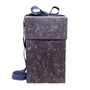 PV318/C22 flower shadow, dark blue, cube M