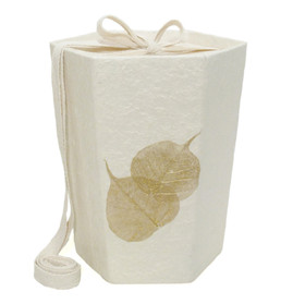 C01 gold pipal, natural white, hexagon