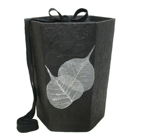 C24 silver pipal, black, hexagon