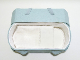 C01, natural white, oval babycasket S