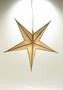 Paper star, natural white, lokta paper and bamboo
