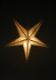 Paper star, natural white, lokta paper and bamboo