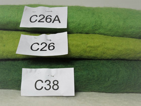 Metsänvihreä C38, 5 mm, 50 x 50 cm