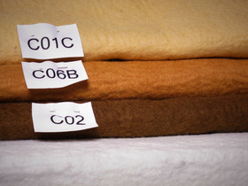 Vaalea persikka C01C, 3 mm, 50 x 50 cm