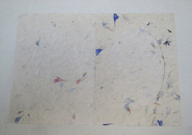 Kiitoskortti ovaalilla aukolla, valkea_ruiskaunokki