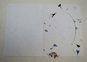 Kiitoskortti ovaalilla aukolla, valkoinenpv_ruiskaunokki