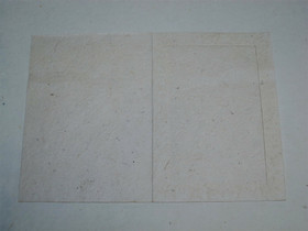 Kiitoskortti pystykuvalle, luonnonvalkea