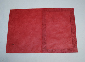 Kiitoskortti pystykuvalle, punainen