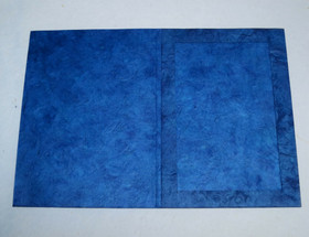 Kiitoskortti pystykuvalle, sininen