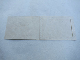 Kiitoskortti vaakakuvalle, luonnonvalkea