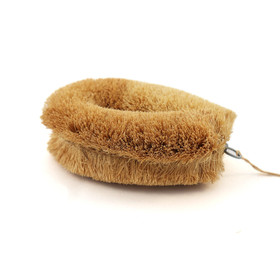 Coconut brush for roots, pots and pans