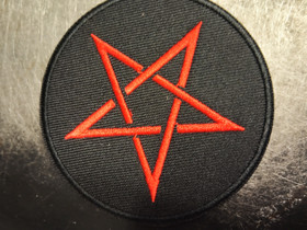 Pentagram red patch