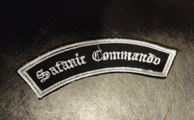 Satanic commando arch patch, SMALL
