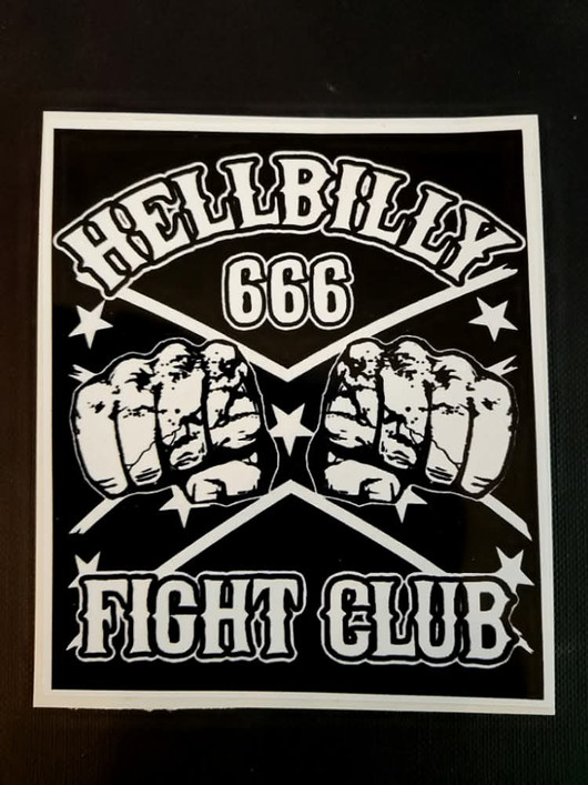 Hellbilly Fight Club Sticker