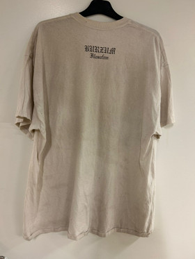 burzum filosofem t-shirt XXL nature white