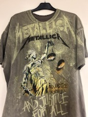 Metallica - ...And Justice for All T-shirt XXL Green