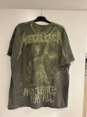 Metallica - ...And Justice for All T-shirt XXL Green