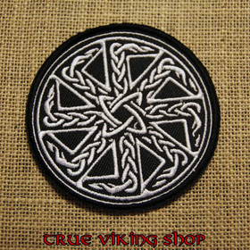 Slaavilainen Aurinkopyörä -kangasmerkki