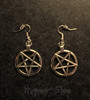 Pentagram earrings