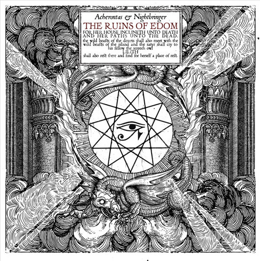 Nightbringer / Acherontas ‎– The Ruins Of Edom (CD, New)