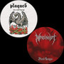 Trimonium, Plagued ‎– Blood League, Fire Still Burns (used) 7