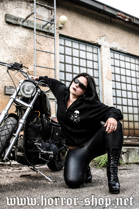 Tattoo Skull Hoodie with zipper