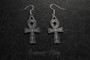Ankh Earrings, decorative
