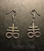 Leviathan cross earrings