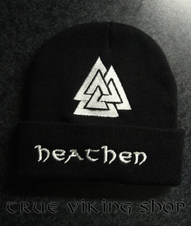 Pakana pipo Valknut symbolilla