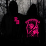 Psychobella hoodie with ziper