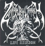 Zarach 'Baal' Tharagh* / Karbonized Traitor ‎– Life Illusion / Hatred Cumshot LP 7'' (used)
