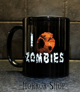 I Love Zombies -mug