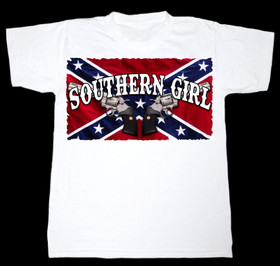Southern Girl, White T-shirt