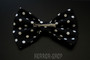 Hair decoration,  Polkadot black
