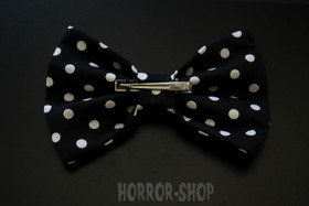 Hair decoration,  Polkadot black