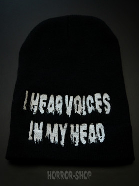 I hear voices in my head -beanie