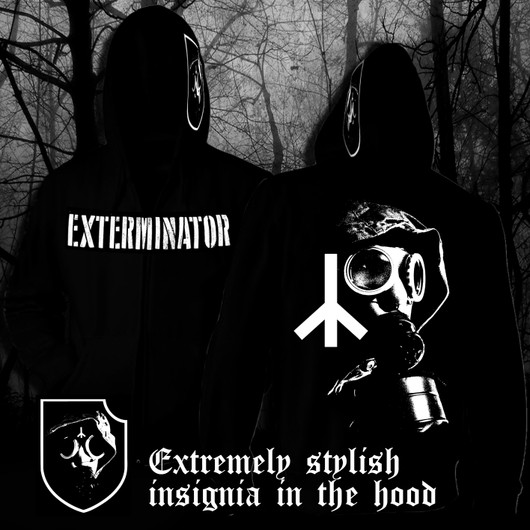 Exterminator (hoodie with zipper)