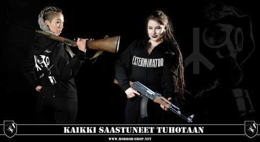 Exterminator (hoodie with zipper)
