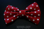 Hair decoration,  Polkadot red