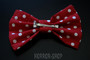 Hair decoration,  Polkadot red