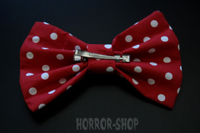 Hair decoration,  Polkadot red