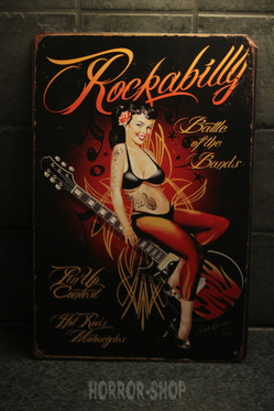 Rockabilly Battle of the bands -sign