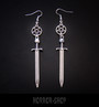 Sword of Satan earrings