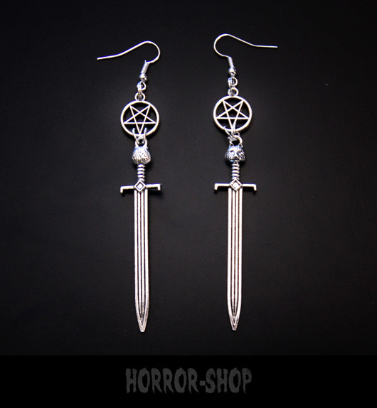 Sword of Satan earrings