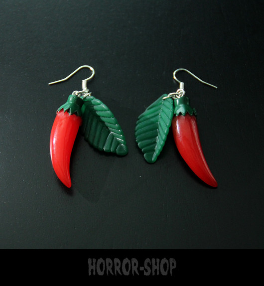 Chili earrings